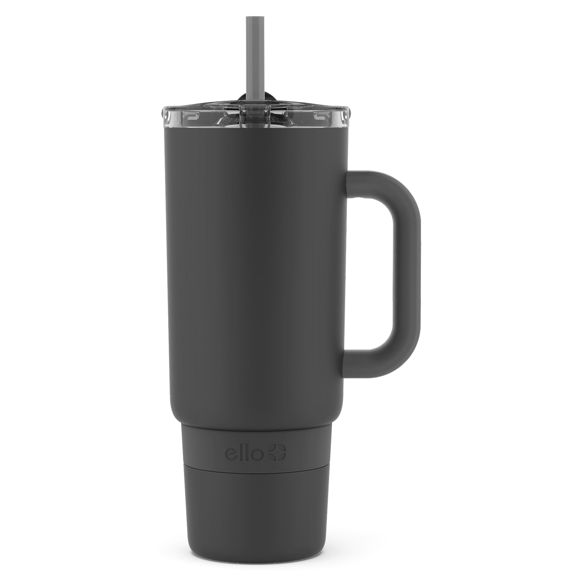 Port 40oz Stainless Steel Tumbler with Handle - Black