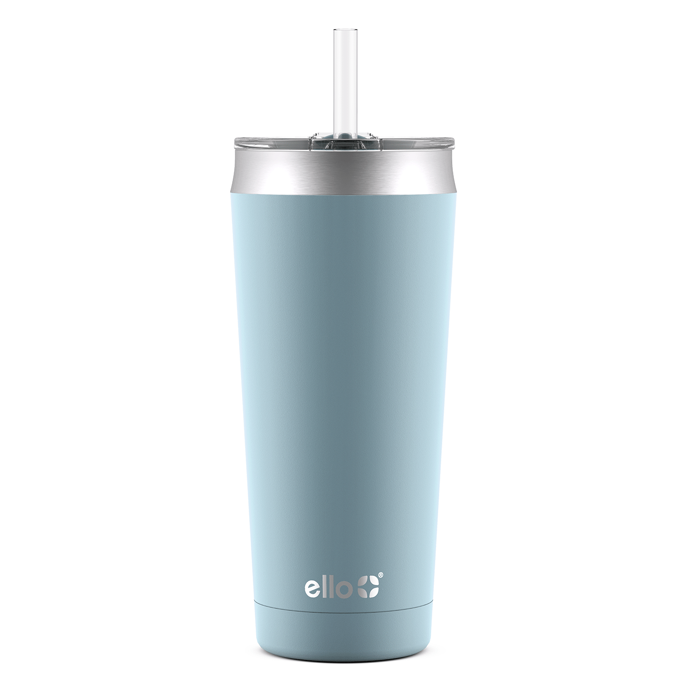 Large Travel Coffee Mug Tumbler with Clear Slide Lid & Handle, Reusable  Vacuum Insulated Double Wall Stainless Steel Thermos, Fits in Cup Holder,  30