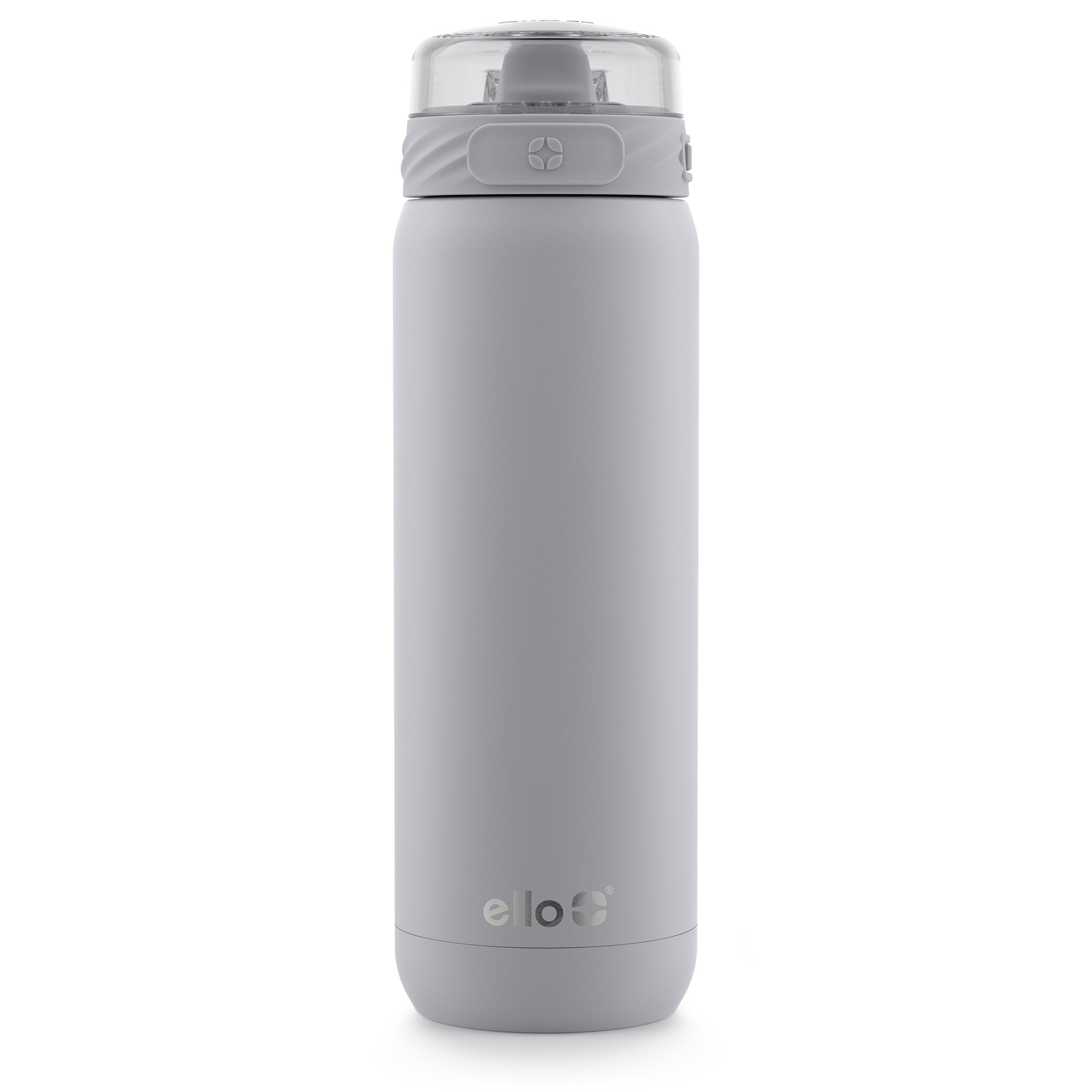 Ello Cooper Vacuum Stainless Steel Water Bottle with Soft Straw and Carry  Loop, 32oz & Hydra Half Gallon Jug with Time Marker & Handle, Leak Proof  Lid