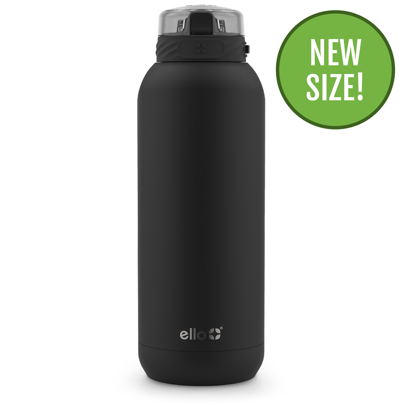 Personalized 14 oz. Ello Kid's Water Bottle — Harpley Grey