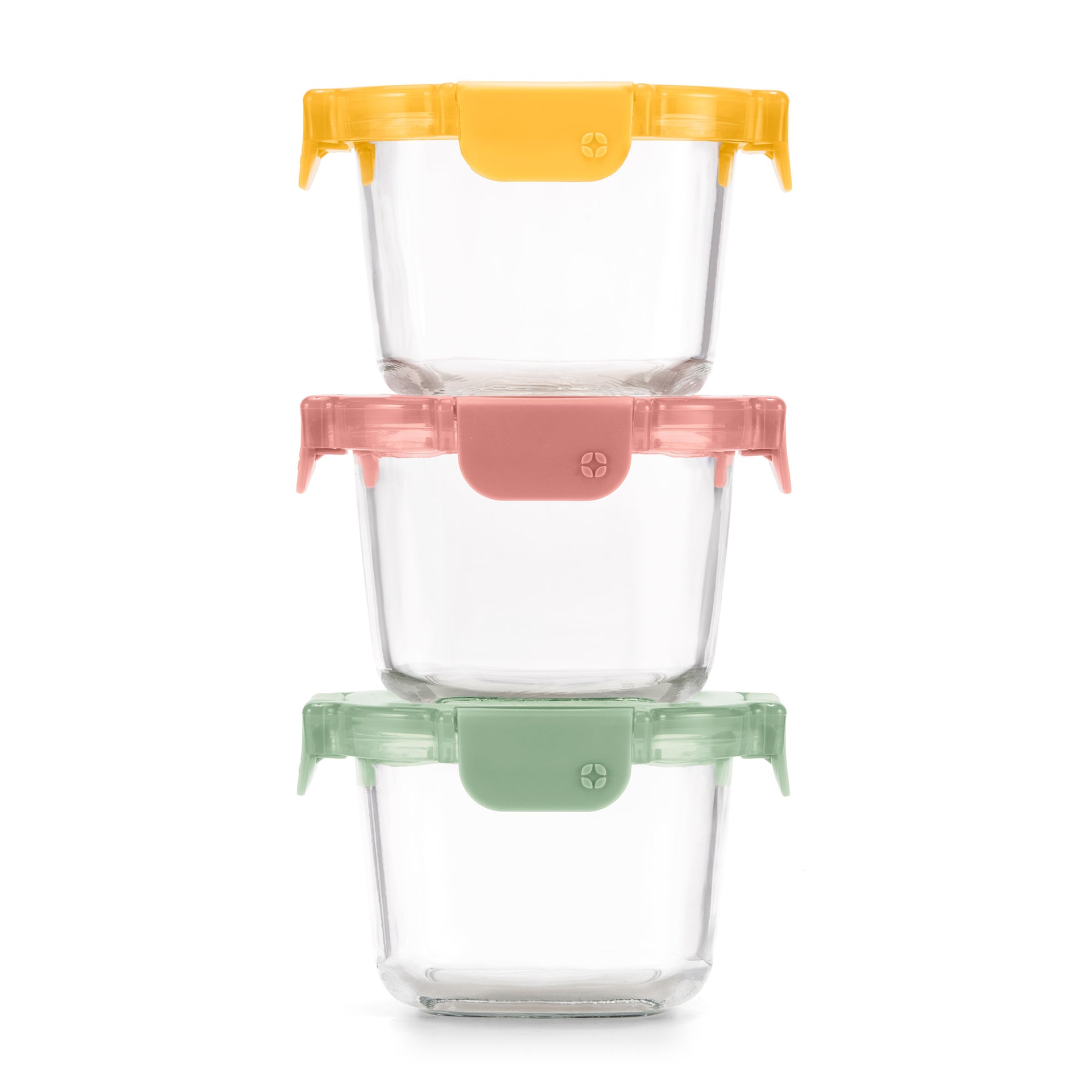 Color Lock® Glass 2 Cup Round 6pc Set