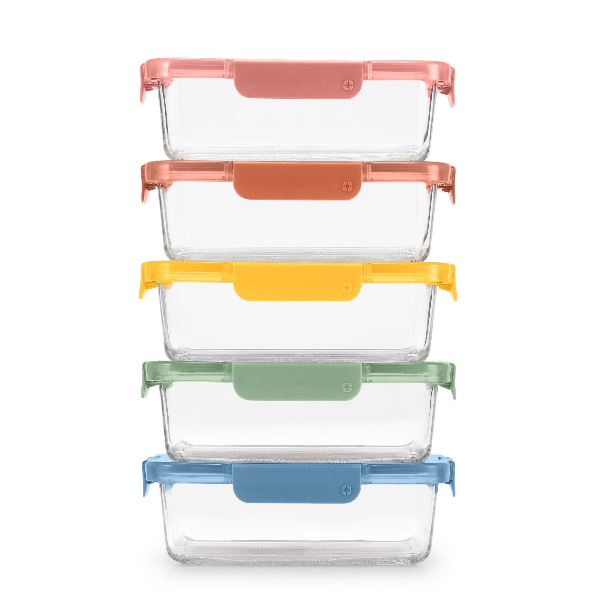 Glass Food Storage, 5 Cup Set of 5