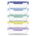 Color Lock® Glass Food Storage, 3.4 Cup Set of 5