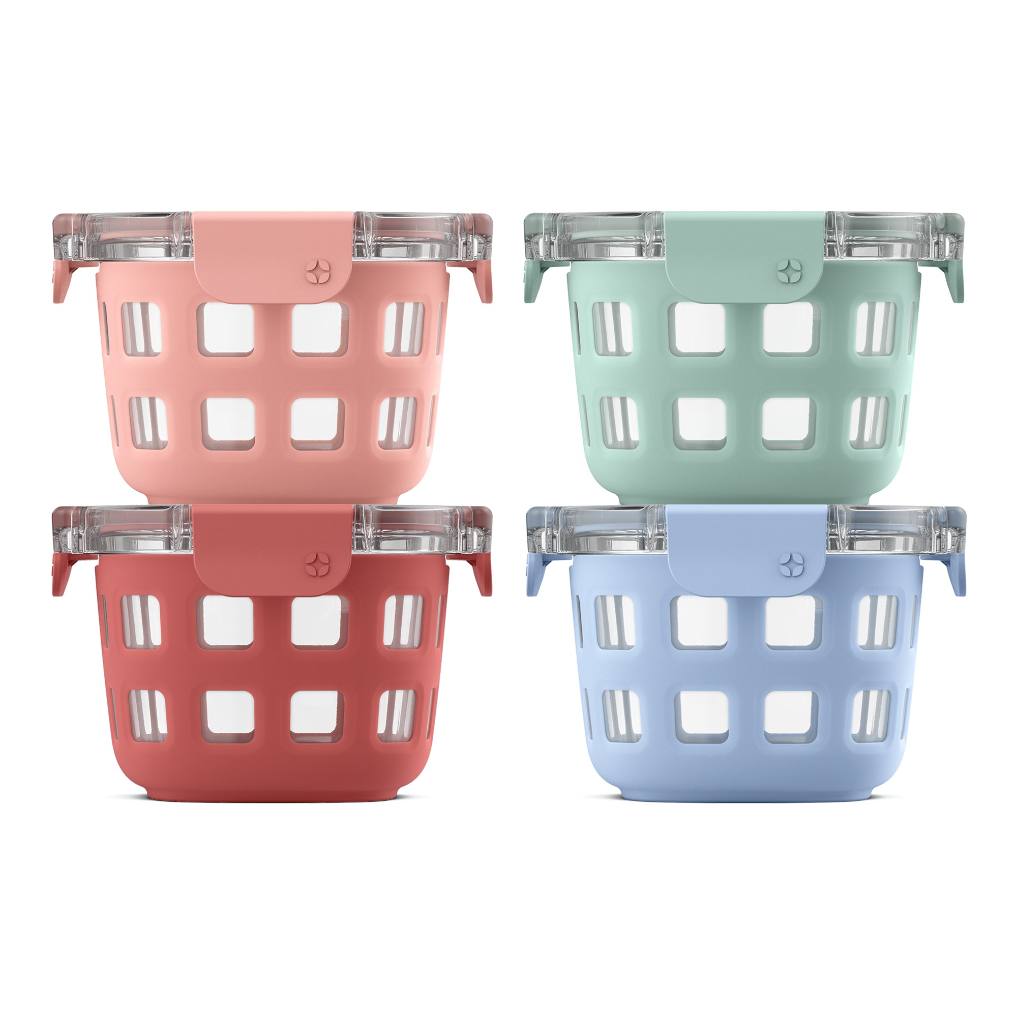 Duraglass™ 2 Cup Glass Meal Prep Bowl | 4 Pack