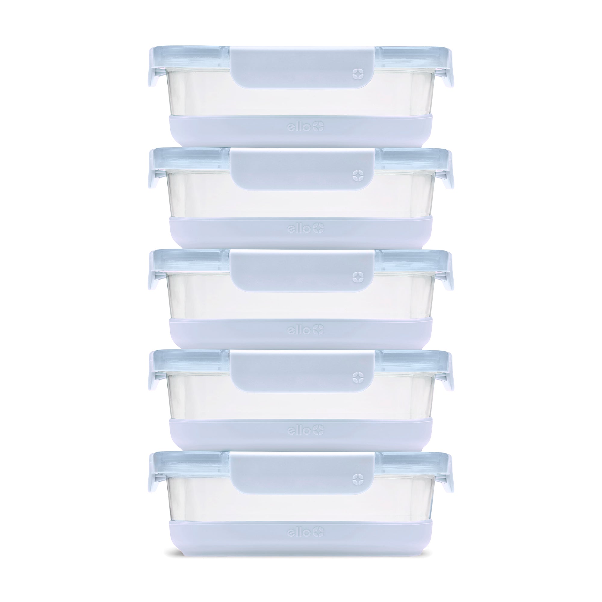 Ello Duraglass Refresh 10pc (set of 5) Glass Meal Prep Food Storage Containers Set