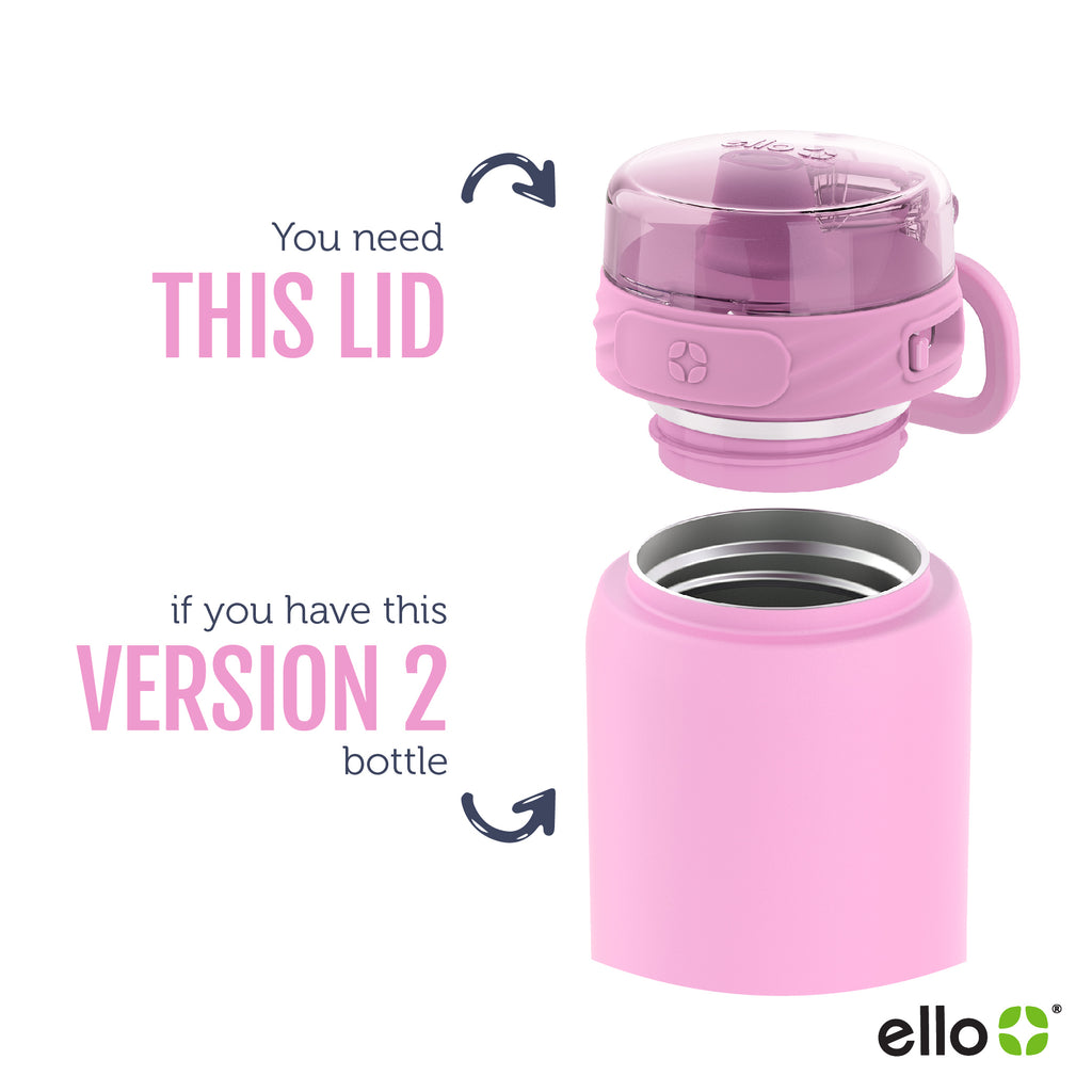 Replacement Lid Version 2 - Cooper Stainless Steel Water Bottle – Ello