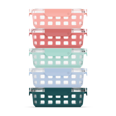 Duraglass™ Meal Prep Containers, Set of 5