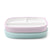 Clean Start Toddler Ceramic Divided Breakfast Plate - 2 Pack