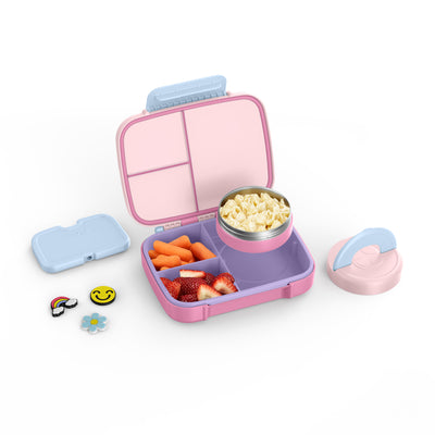 Benni™ Kids Bento Box with Insulated Food Jar, Ice Pack and Charms