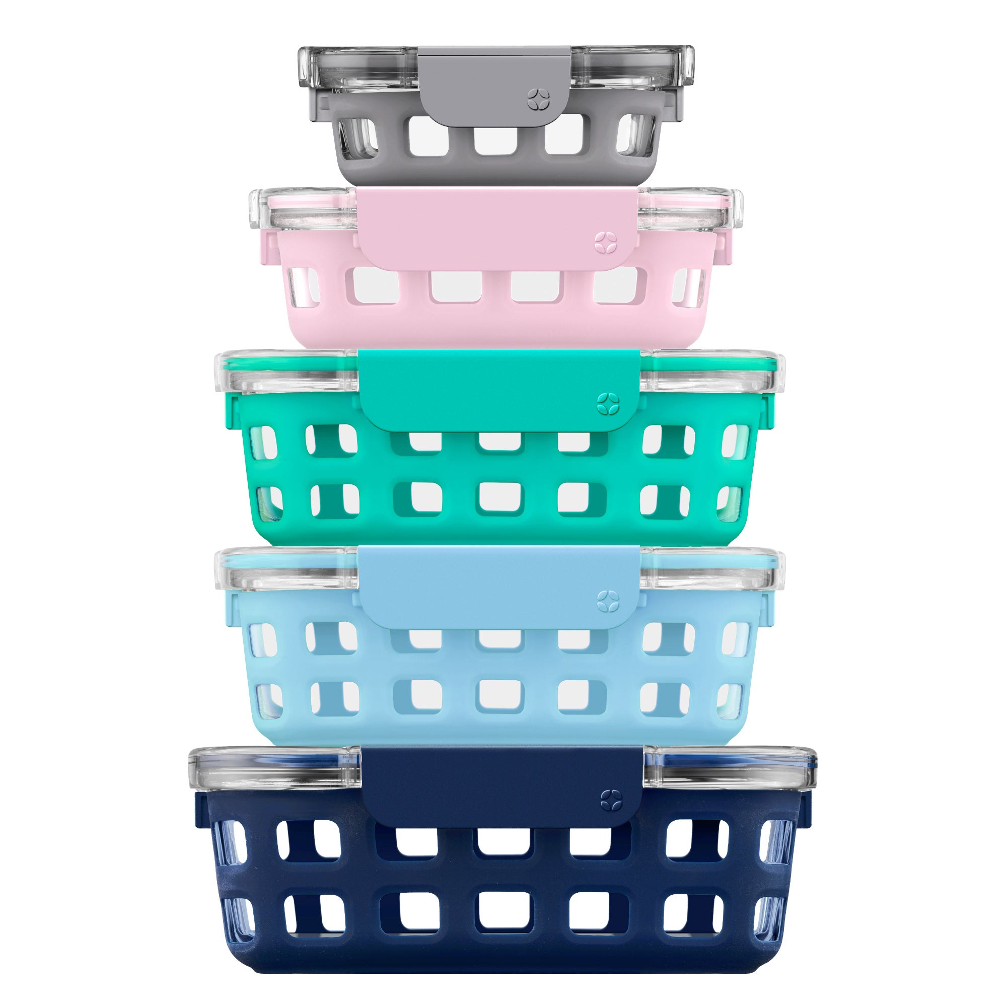 Ello Duraglass Multi Pack Meal Prep Containers