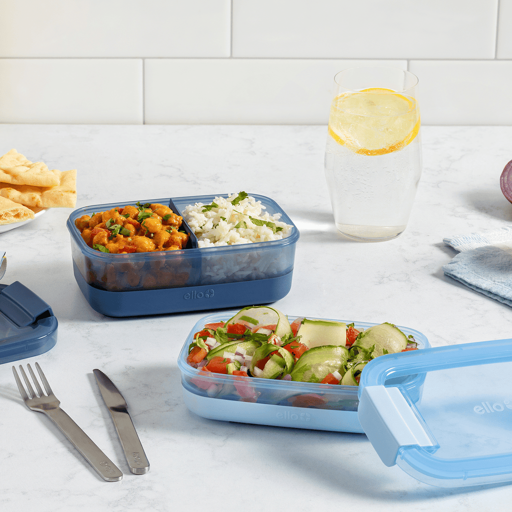 Bento Stack Website Lunch Bento Stack Plastic Container, Set of 2 – Ello