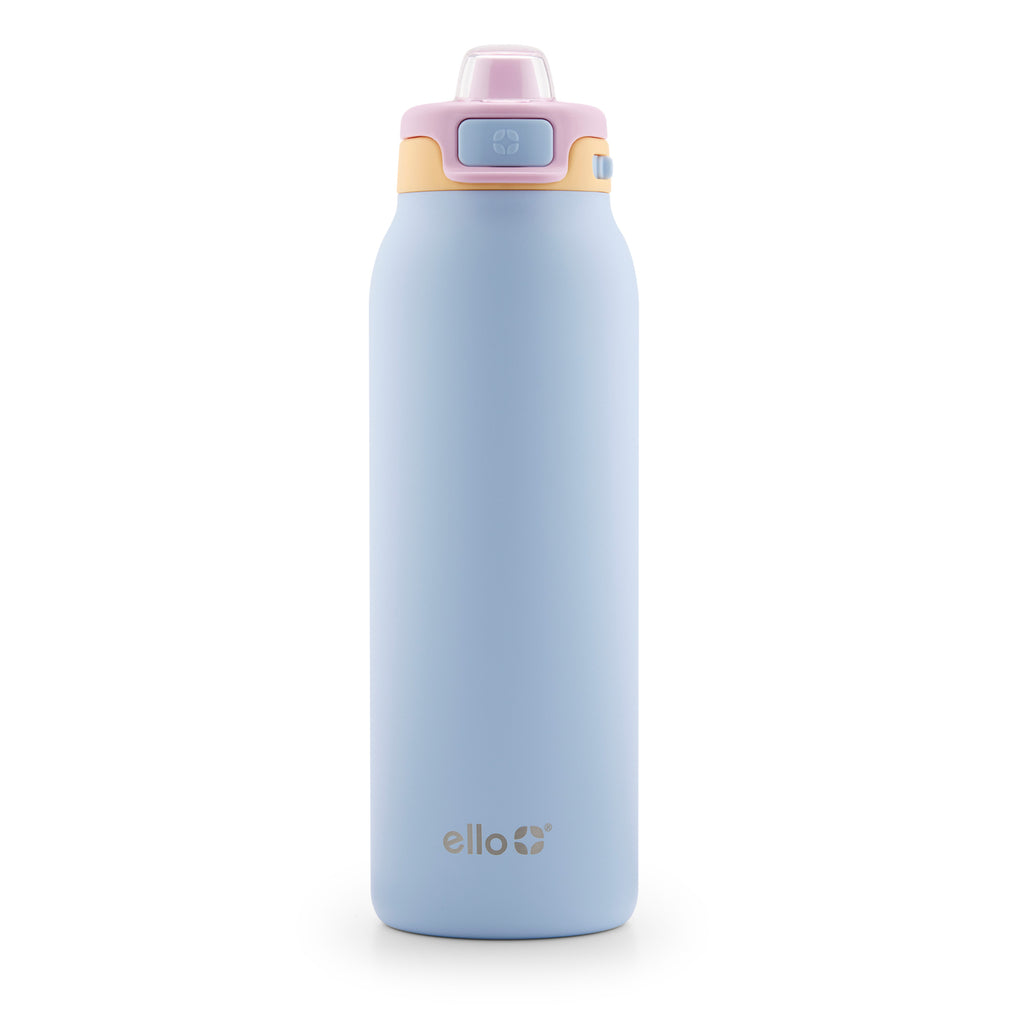 Ello 12oz Stainless Steel Ride Kids' Water Bottle Pink : Target