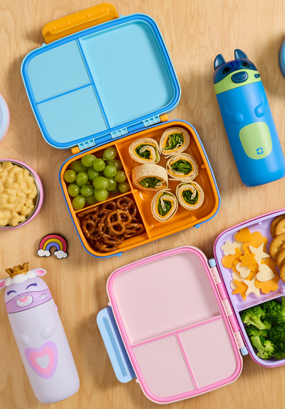 Benni Kids Bento Box with Insulated Food Jar, Ice Pack and Charms
