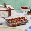 Color Lock® Glass 9x13 Bakeware With Carrier Set