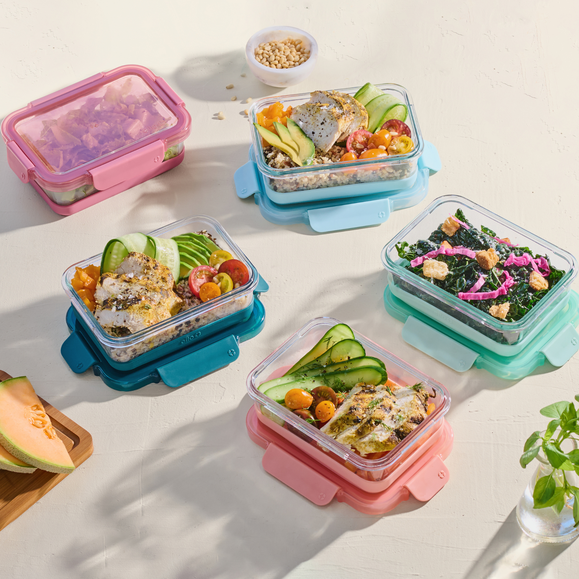 Ello Duraglass Refresh Meal Prep Containers - Thumbnail 4