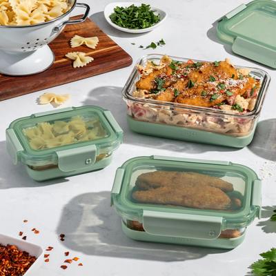 Ello Duraglass Refresh™ 6pc Mixed Food Storage Set
