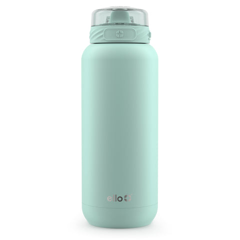 Ello Campy Vacuum Insulated Travel Mug with Leak-Proof Slider Lid and Comfy  Carry Handle, Perfect for Coffee or Tea, BPA Free, Frost, 18oz