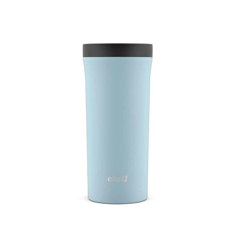Coconut Mocha Iced Coffee with Ello Products Travel Mugs - Smile