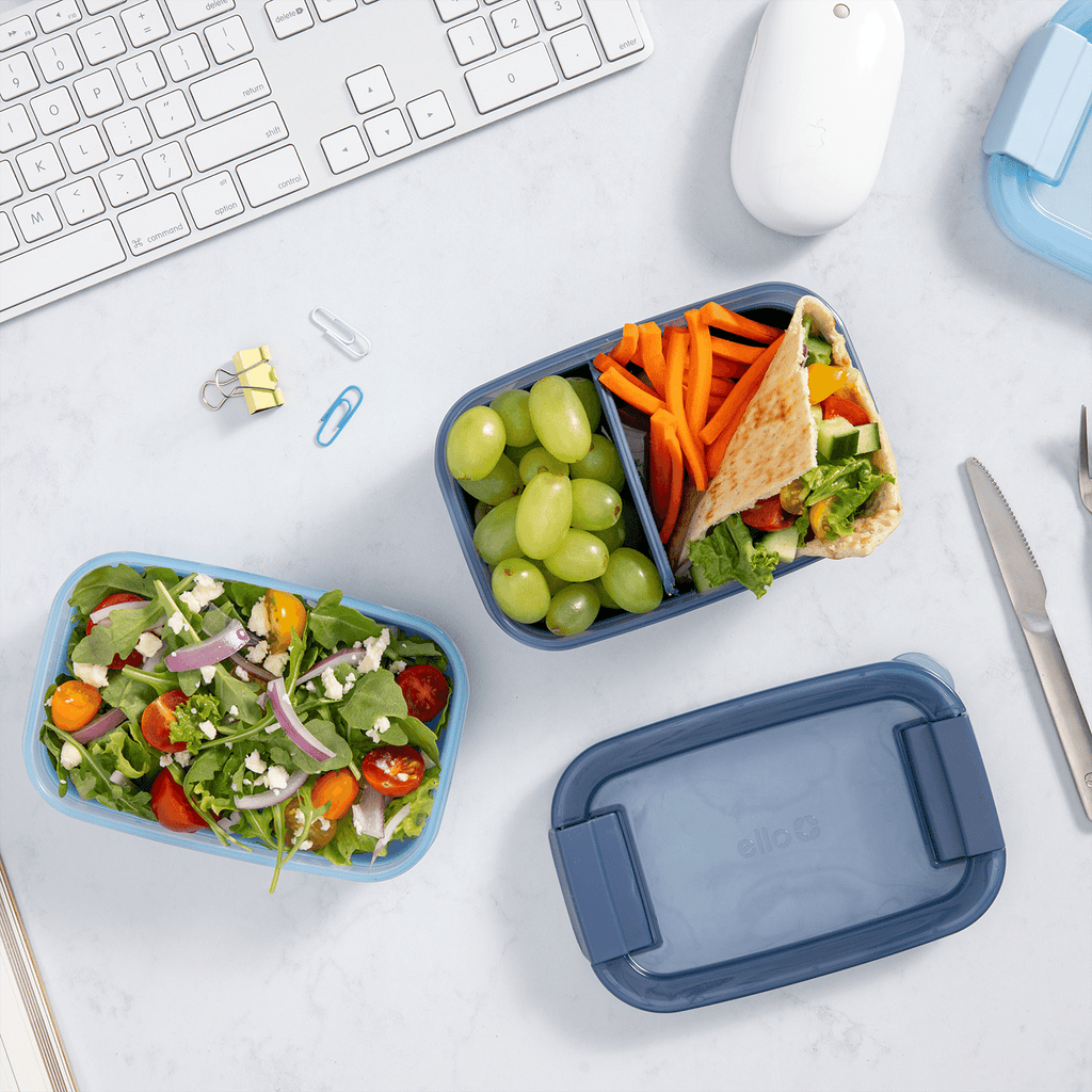 Bento Stack Website Lunch Bento Stack Plastic Container, Set of 2 – Ello