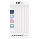 Water Bottle Replacement Straws - Set of 6